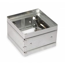 Dayton 2Tgd2 Square Fire Damper, 9-3/4 In. W