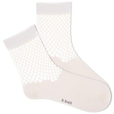K.BELL Womens Crochet net anklet Net Crew 1 P...