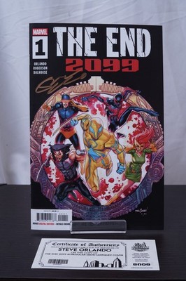 The End 2099 #1 Cover G Regular David Marquez Cover Signed By Steve Orlando