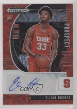 2020-21 Panini Prizm Draft Picks Prospect Choice Red 4/88 Elijah Hughes Auto 3wu