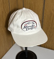 NWT Vintage 2001 127th Kentucky Derby Embroidered Hat Cap White Adjustable Y2k