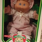 Cabbage Patch Kids Preemie 25th Anniversary 9in Girl Doll Blue Eyes, Hat