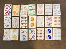 Vintage Mrs. Grossman  s Stickers  Shine and Sparkle  21 sheets