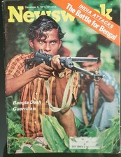 RARE Newsweek  Bangla Desh Guerrillas December 7 1971 Battle for Bengal blk cab