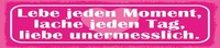 Holzschild 10X46 Cm Lebe Jeden Moment, Lache Jeden Tag Deko Geschenk Schild