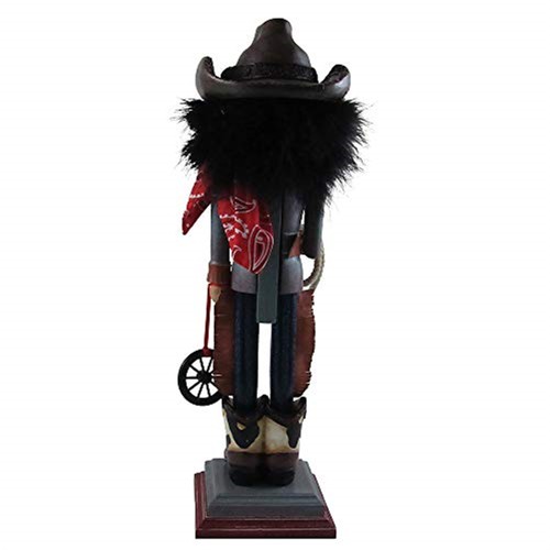 Kurt S. Adler Wooden Hollywood Nutcracker Collection, Cowboy, 19in - Picture 4 of 5