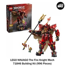 LEGO NINJAGO The Fire Knight Mech 71846 Building Kit 996 Pieces 