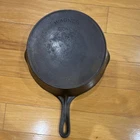 Wagner Cast Iron Round Black Frying Pan Sidney 7A Gas Electric Induction
