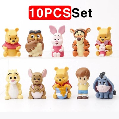 10PCS Winnie the Pooh & Friends PVC Action Figure Toy Set