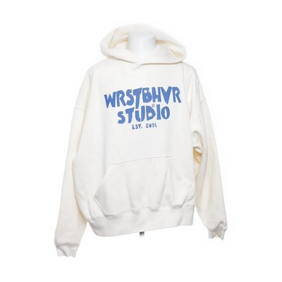 WRSTBHVR, Kapuzenpullover, Größe: L, Beige, Baumwolle/Polyester, Print #9sR