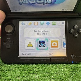 Nintendo 3DS XL SPR-001 Blue TESTED & Working Pokemon Moon Super Smash Bros 3DS