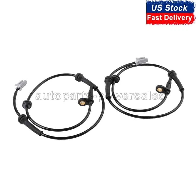 Sensor de velocidad de rueda ABS delantero 2 piezas para Nissan Rogue 2008-2014 2,5 L Foto 2 de 4