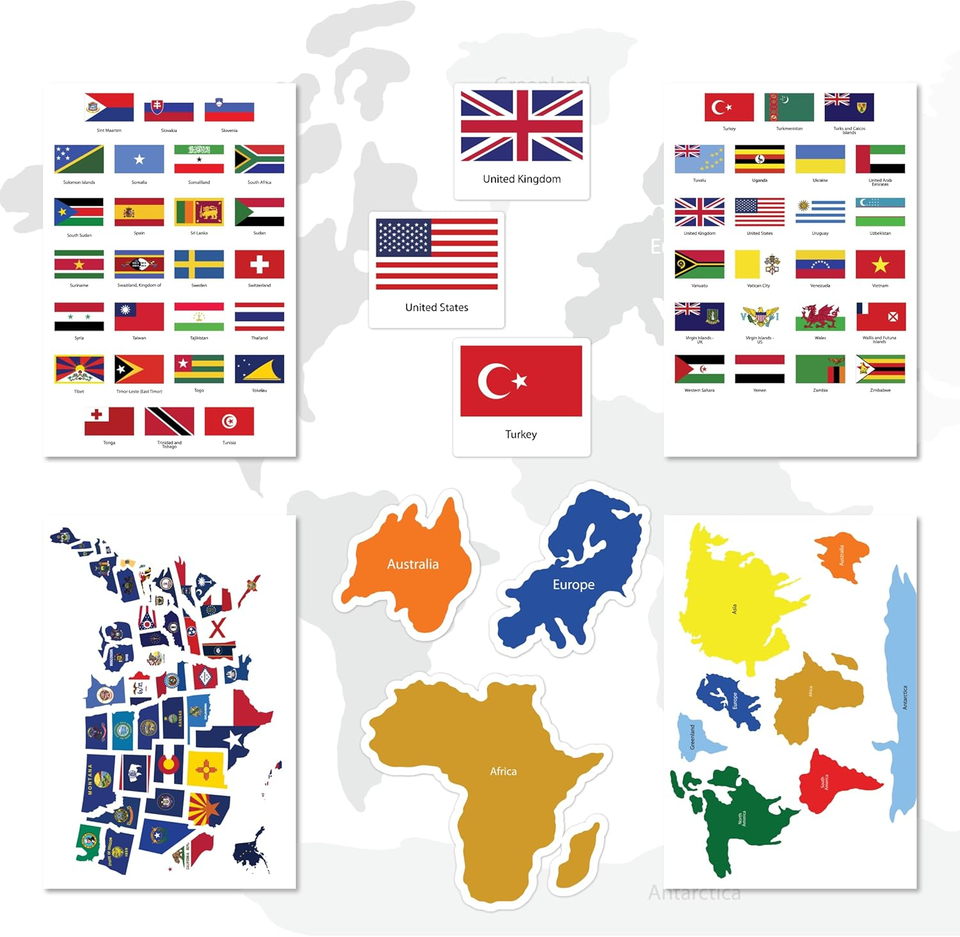 Try Flags Flags of the World Stickers - Premium Country Flags and Mini Flag ...
