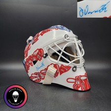 John Vanbiesbrouck Signed Goalie Mask Team USA BEE316 Signature Edition