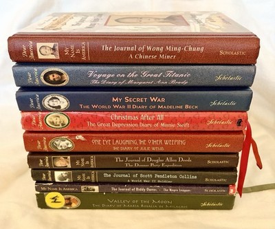 Dear America My Name is Historical Novels Scholastic Homeschool LOT 9