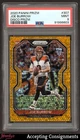 2020 Panini Prizm Prizms Orange Disco #307 Joe Burrow RC Rookie PSA 9 MINT