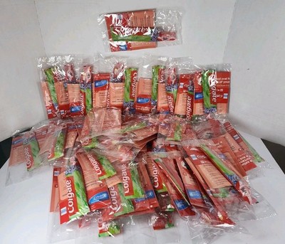 (59) New Colgate Kids Toothbrush And Cavity Protection Toothpaste Packs 59 Total
