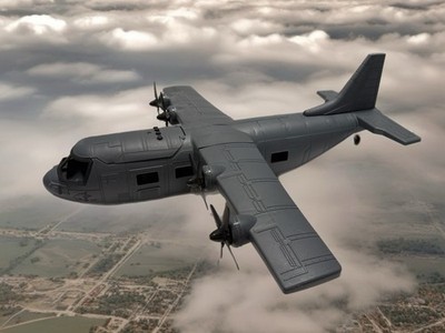 C-130 Hercules Cargo Plane Toy W/ Sound; 22 x22 x4 