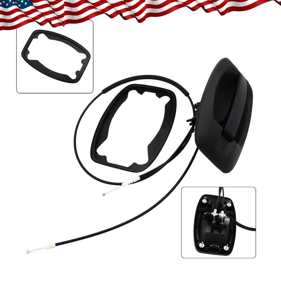 Se adapta a ProMaster Ram 1500 2500 3500 2014-2021 nueva manija puerta corredera con cable Foto 2 de 4