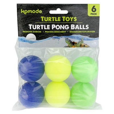 Ping Pong Balls Turtle Toys 6 Count By Komodo