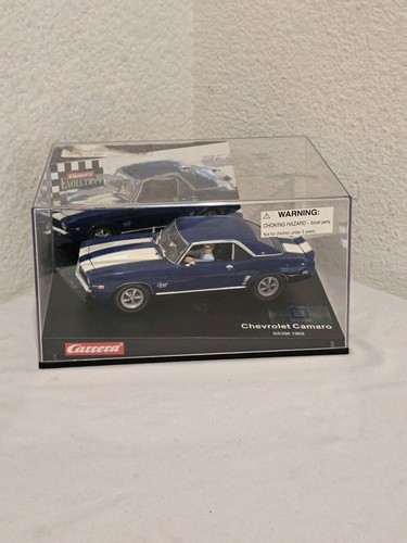 Carrera Evolution '69 Camaro SS396 (Bleu) échelle 1/32 slot car - Photo 15/24