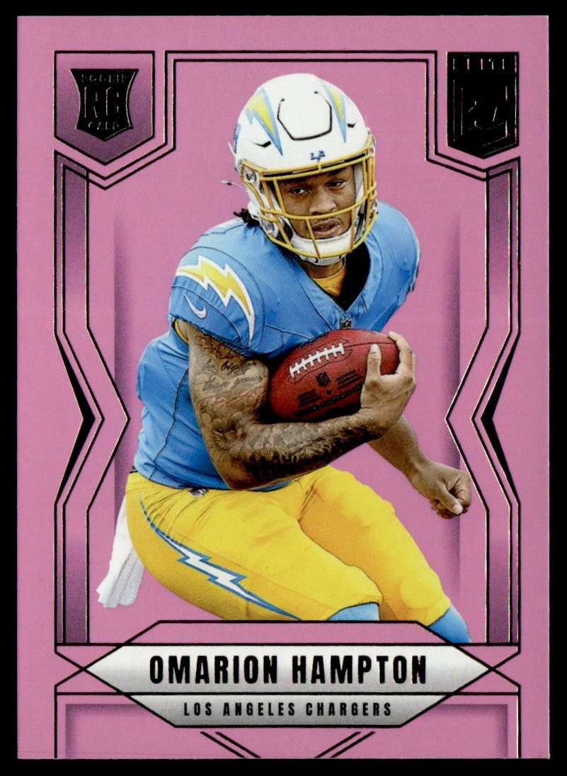 2025 Donruss Elite Pink Omarion Hampton RC #132