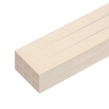 6pcs Wood Sticks, 5/7"x 5/7" x 12" Rectangle Wooden Cube for DIY