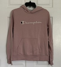 Champion Girls Youth Size XL Hoodie Sweatshirt Long Sleeve Pocket Light Pink