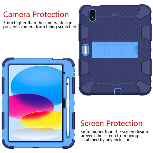 For iPad 10th Mini6 8th Air4 5 10.2 Pro 11 10.5 Shockproof Hard Stand Case Cover - Picture 72 of 90