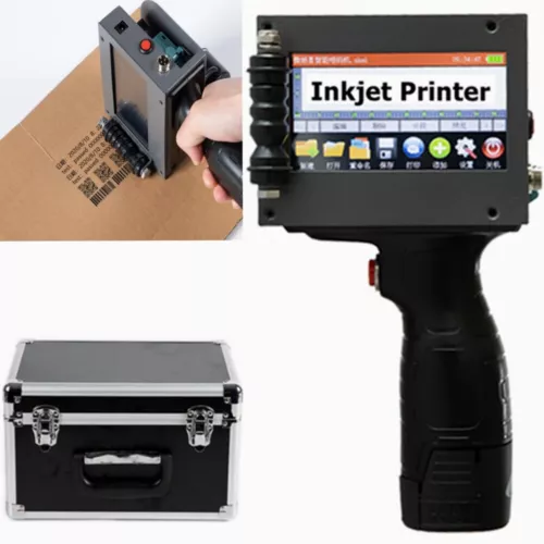 Handheld Inkjet Printer Ink box Smart Date QR Code Barcode Logo Label Machine AU - Picture 8 of 11