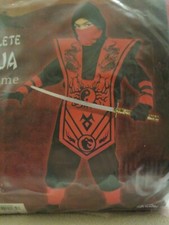 Fun World Boys S 6 Complete 7 Pc Ninja Costume