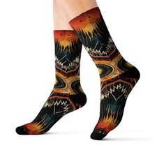 All Over Print Adult Socks Southwestern Navajo Pattern Aztec Native American