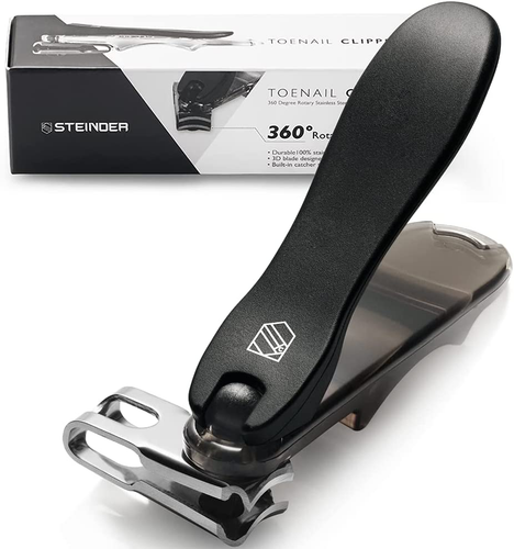Toenail Clippers, Easy Angle Nail Clippers Toenail Care Steinder® Rotation 360 - Picture 8 of 12