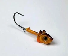 (Lot Of 3) Mann's Shad Head Jigs (5pk) 1/4oz 3D Eye Wire Keeper For Soft Plastic