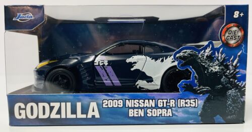 GODZILLA “2009 Nissan GT-R (R35)” BEN SOPRA - Jada Toys Hollywood Rides - NEW - Picture 2 of 12