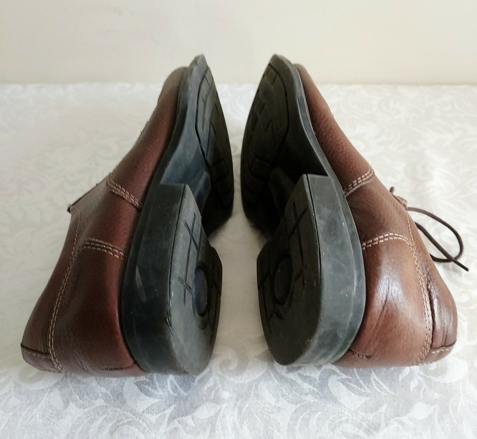 SAOLA Scarpe eleganti Oxford Studio Belvedere Bay Bridge da uomo in pelle taglia 10 5 D marrone