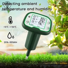 4-in-1 Digital Soil Temperature Tester Illuminance/Ambient Temperature/Humidity