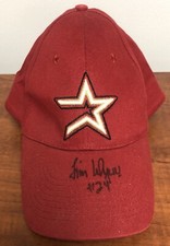 JIMMY WYNN Signed Autographed HOUSTON ASTROS Hat / Cap 3x All Star, Dec'd