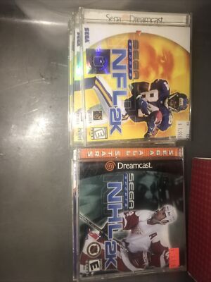 NFL 2K, NHL 2kSega Dreamcast - CIB AA80