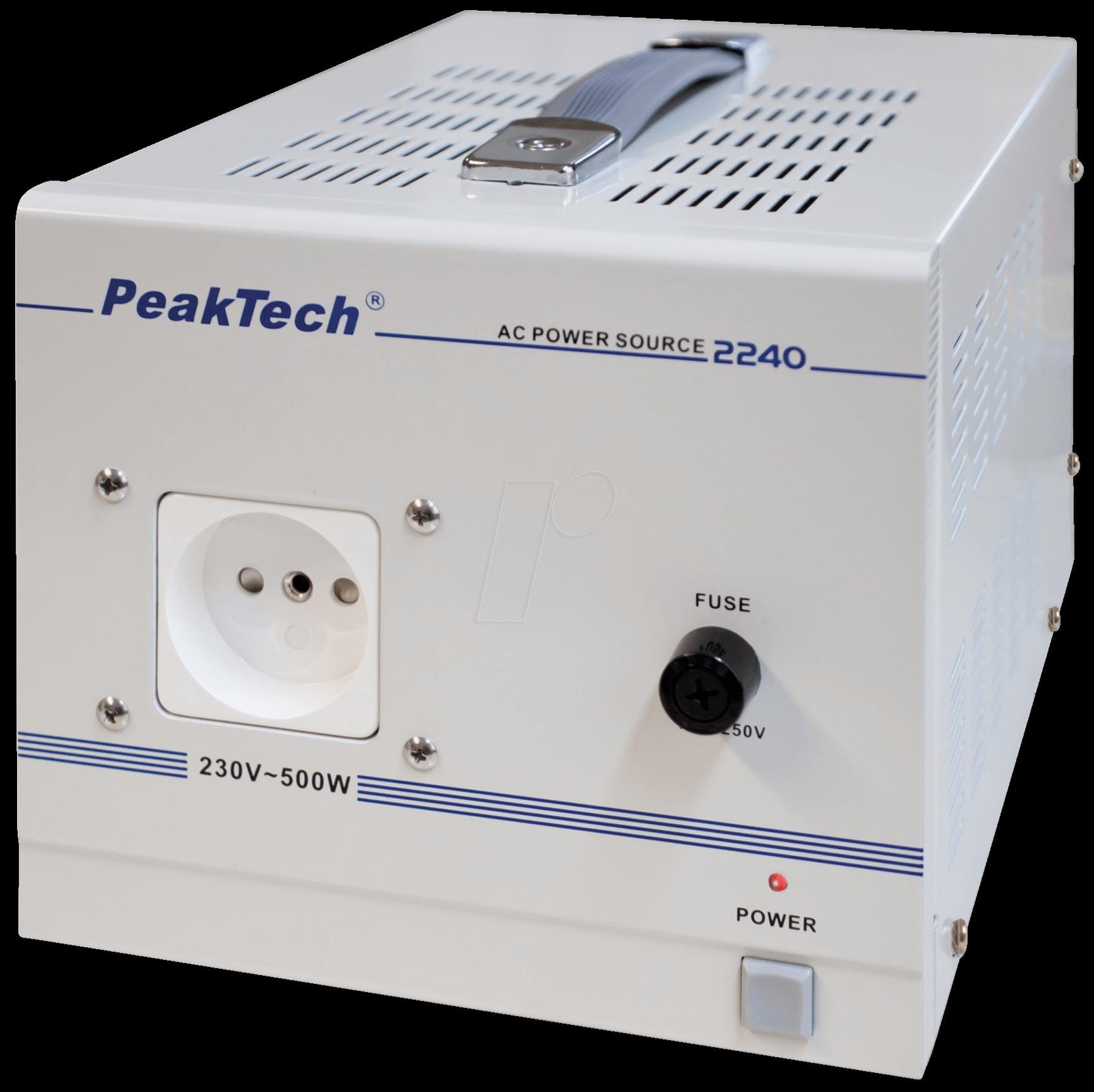 Peaktech 1481395 PeakTech Trenntransformator 500 W F (CEE 7/4) (PeakTech 2240) P