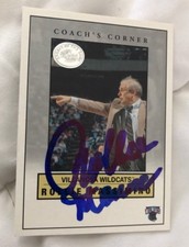 Rollie Massimino Signed Basketball Trading Card Autographed Greats Of The Game