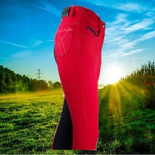 Children's breeches Zohra Diamond, easy rider children's breeches, chilli-red