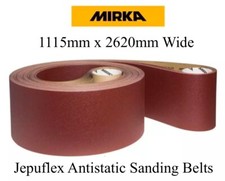 Sanding Belts Mirka Jepuflex Antistatic 1115mm x 2620mm Wide- P80 - 10 Pack!