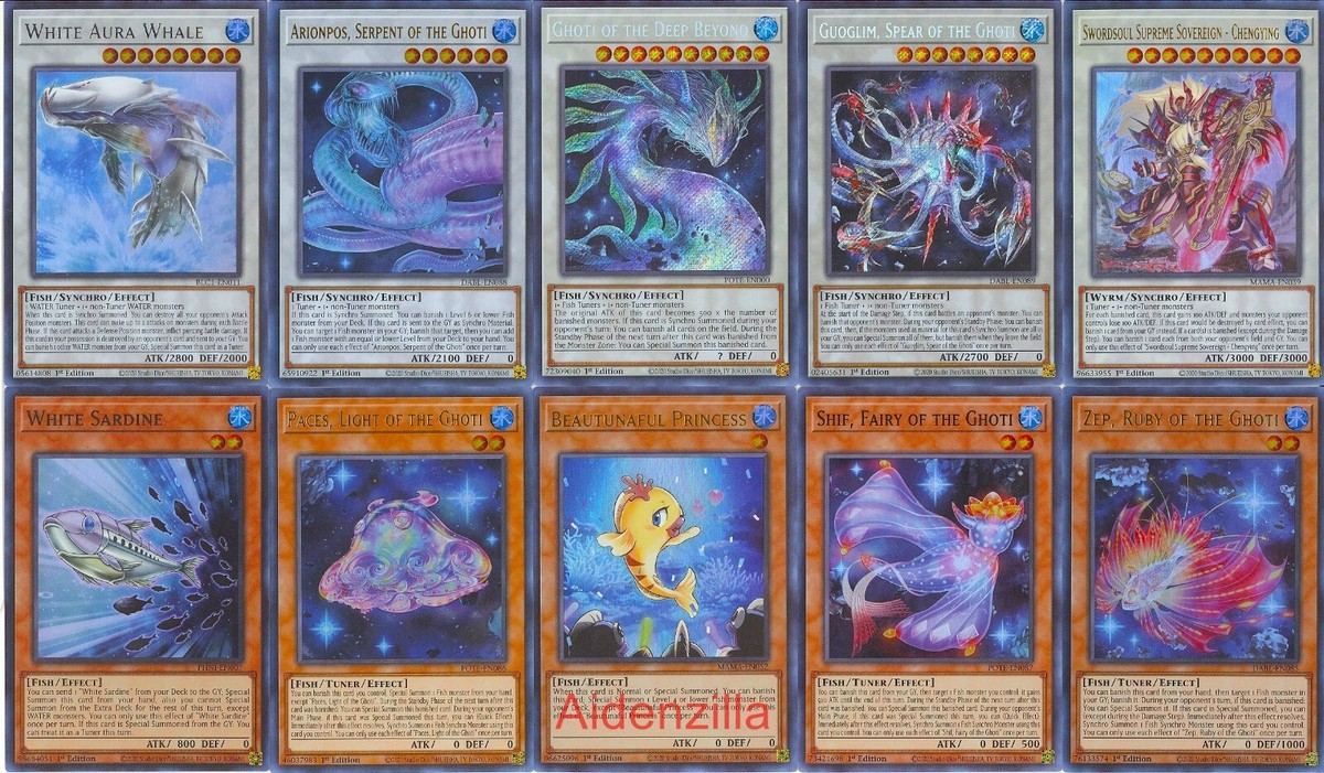 Yugioh Ghoti Water Deck - Deep Beyond Paces Zep Arionpos Guoglim White Sardine Yugioh Ghoti Water Deck - Deep Beyond Paces Zep Arionpos Guoglim White Sardine