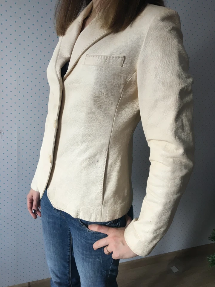 Bally кожаный блейзер куртка пальто винтажный - Изображение 2 из 4