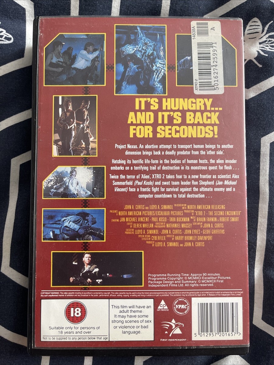 Xtro 2 VHS Ex Rental Big Box Horror | eBay UK