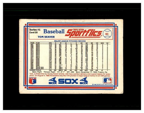TOM SEAVER YOU PICK SEE SCANS OF EVERY CARD ALL TOM SEAVER CARDS ODD BALL METS - Bild 41 von 183