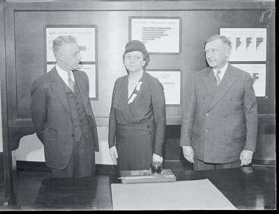 Employment Leaders Charts - She May Become Secretary Labor Studies - Old Photo