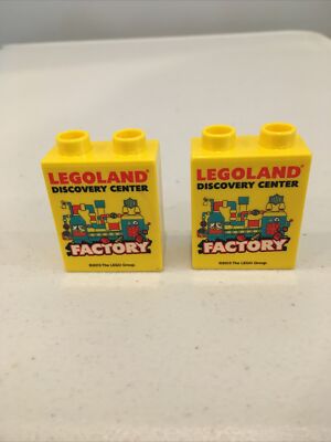Lego Duplo Legoland Discovery Center Factory 2013 The Lego Group Lot Of 2 Pieces