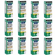 12 Pack Family Care Nasal Relief Spray - Severe Congestion Relief 0.5oz